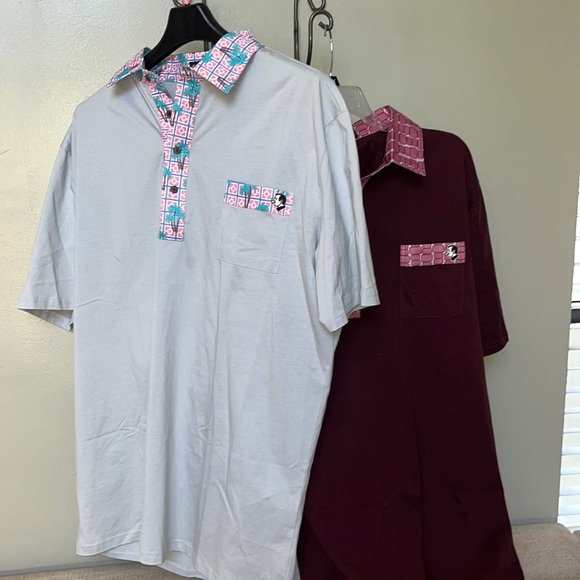 Shirts Pair Of Mens Vintage National Golf Company Golf Shirts 3x